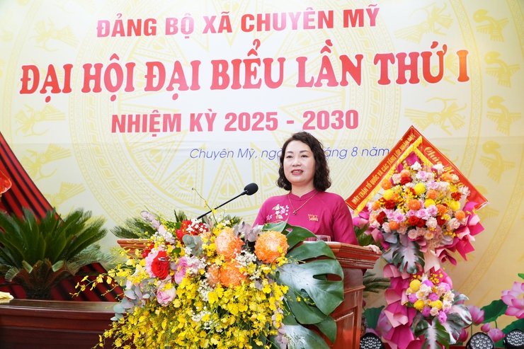 Đảng bộ xã Chuyên Mỹ tổ chức thành công Đại hội đại biểu lần thứ I, nhiệm kỳ 2025 - 2030- Ảnh 9.