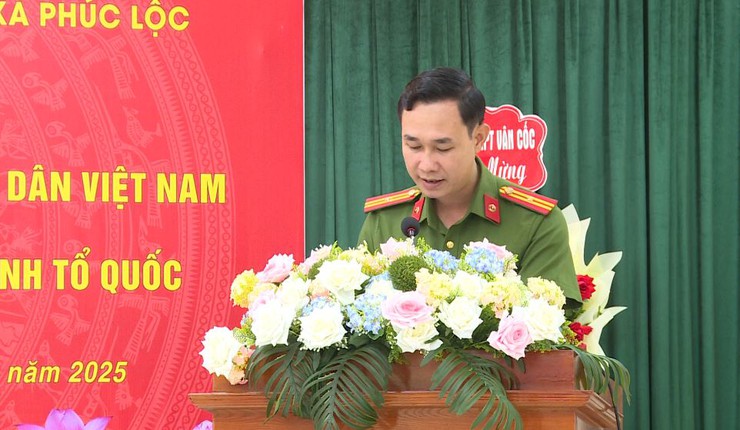 Phúc Lộc tổ chức Lễ kỷ niệm 80 năm Ngày truyền thống Công an nhân dân Việt Nam, 20 năm Ngày hội toàn dân bảo vệ an ninh Tổ quốc- Ảnh 7.