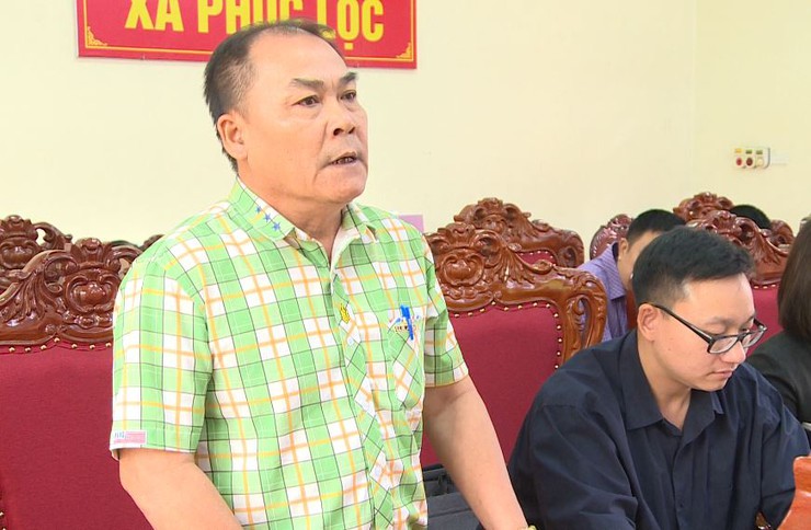 Hội nghị báo cáo thực hiện các nội dung phát triển kinh tế hạ tầng tại xã Phúc Lộc- Ảnh 6.
