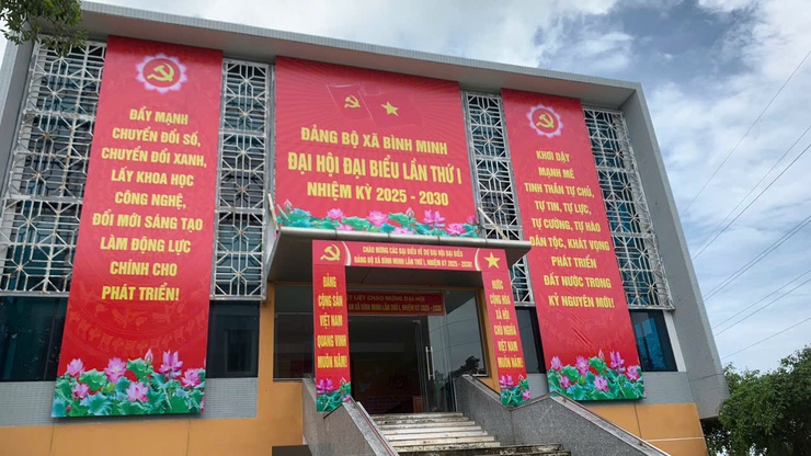 Đại hội đại biểu Đảng bộ xã Bình Minh lần thứ I : Khẳng định bước chuyển mình trong kỷ nguyên mới.- Ảnh 1.