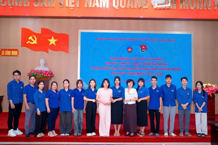 Cuộc thi vẽ tranh “Em yêu Hà Nội – Rạng rỡ Bình Minh”, Chào mừng Đại hội Đảng bộ xã Bình Minh lần thứ I, nhiệm kỳ 2025–2030- Ảnh 3.