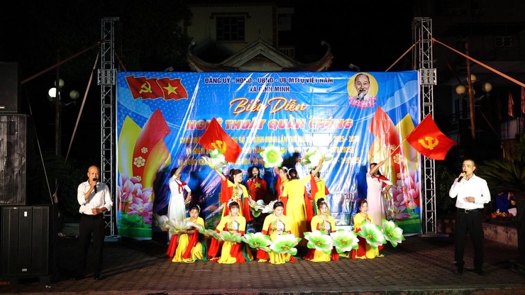 Đặc sắc chương trình nghệ thuật chào mừng Đại hội đại biểu Đảng bộ xã Bình Minh lần thứ I, nhiệm kỳ 2025–2030- Ảnh 5.
