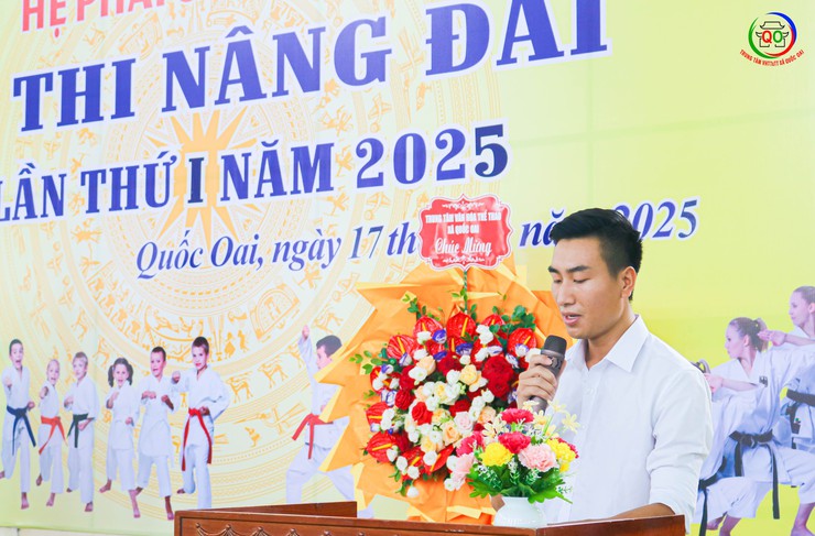 Gần 200 võ sinh CLB Karatedo Quang Phong tham gia kỳ thi nâng đai lần thứ Nhất năm 2025- Ảnh 4.