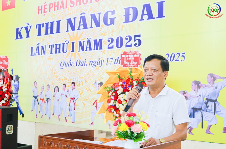 Gần 200 võ sinh CLB Karatedo Quang Phong tham gia kỳ thi nâng đai lần thứ Nhất năm 2025- Ảnh 7.