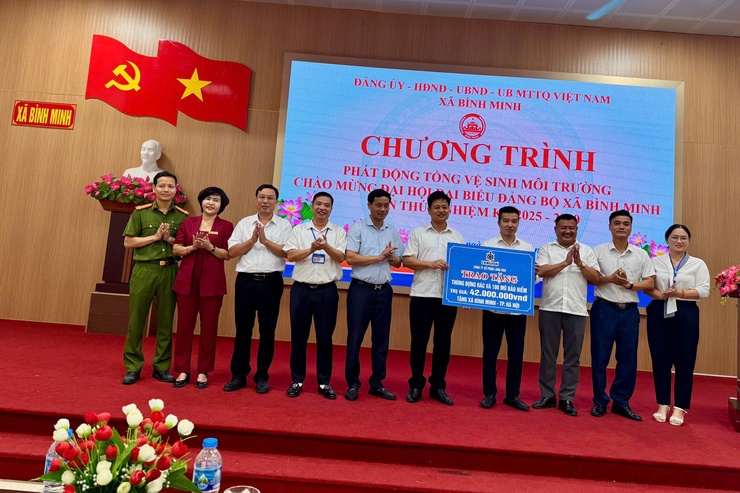 Xã Bình Minh tổ chức hội nghị phát động tổng vệ sinh tiêu độc và bảo vệ môi trường chào mừng Đại hội đại biểu Đảng bộ xã Bình Minh lần thứ I, nhiệm kỳ 2025-2030- Ảnh 3.