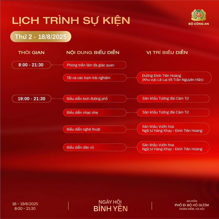 THÔNG BÁO LỊCH HOẠT ĐỘNG CHƯƠNG TRÌNH “NGÀY HỘI BÌNH YÊN- Ảnh 5.