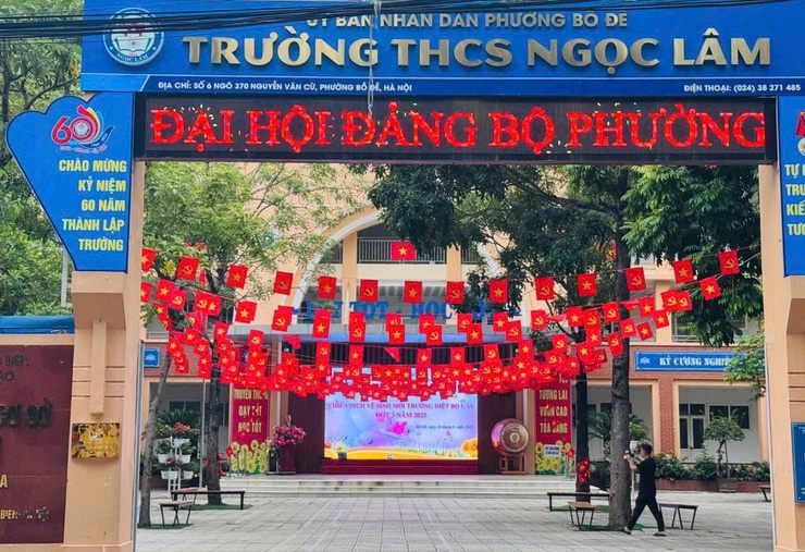 Hình ảnh tuyên truyền, cổ động trực quan chào mừng Đại hội đại biểu Đảng bộ phường Bồ Đề lần thứ I, nhiệm kỳ 2025 - 2030- Ảnh 8.