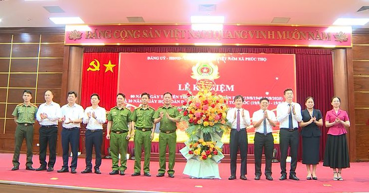 Tự hào 80 năm CAND Việt Nam: Công an xã Phúc Thọ giữ gìn sự bình yên quê hương- Ảnh 4.