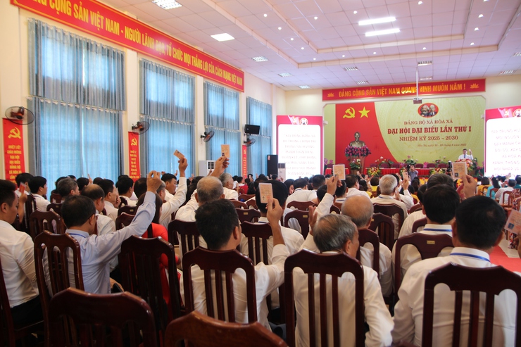 Khai mạc Đại hội đại biểu Đảng bộ xã Hòa Xá lần thứ I- Ảnh 3.