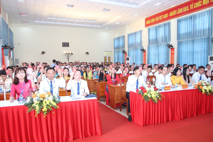 Khai mạc Đại hội đại biểu Đảng bộ xã Hòa Xá lần thứ I- Ảnh 2.