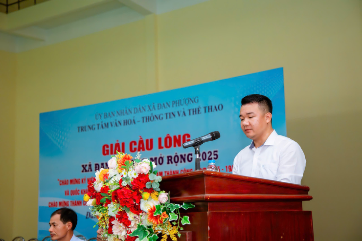Giải cầu lông xã Đan Phượng mở rộng thu hút 125 vận động viên tham gia- Ảnh 2.