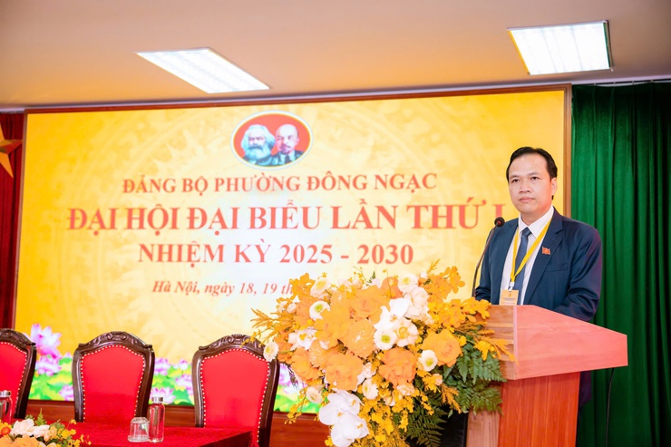 ĐẢNG BỘ PHƯỜNG ĐÔNG NGẠC TỔ CHỨC ĐẠI HỘI ĐẠI BIỂU LẦN THỨ I, NHIỆM KỲ 2025 – 2030 CỦA NGÀY LÀM VIỆC THỨ NHẤT (PHIÊN TRÙ BỊ)- Ảnh 3.