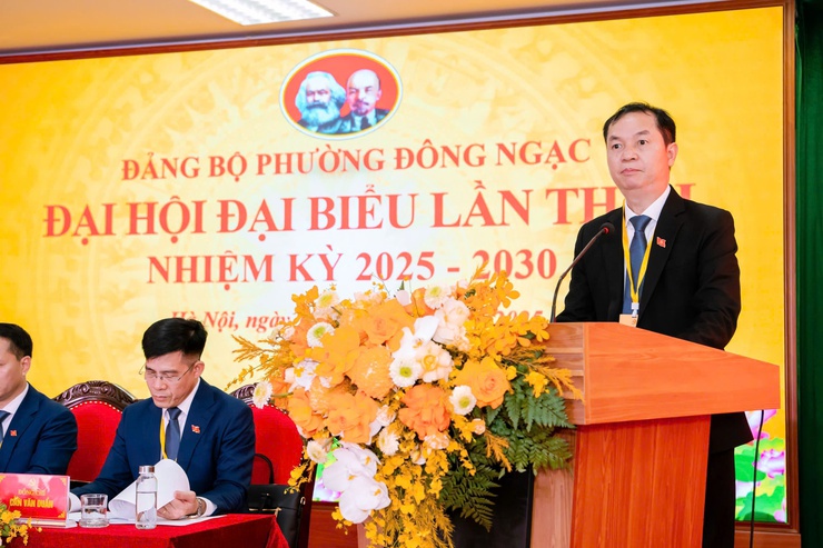 ĐẢNG BỘ PHƯỜNG ĐÔNG NGẠC TỔ CHỨC ĐẠI HỘI ĐẠI BIỂU LẦN THỨ I, NHIỆM KỲ 2025 – 2030 CỦA NGÀY LÀM VIỆC THỨ NHẤT (PHIÊN TRÙ BỊ)- Ảnh 6.