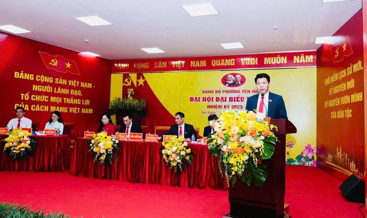 PHIÊN TRÙ BỊ ĐẠI HỘI ĐẠI BIỂU ĐẢNG BỘ PHƯỜNG YÊN NGHĨA LẦN THỨ I, NHIỆM KỲ 2025-2030 ĐÃ HOÀN THÀNH, SẴN SÀNG CHO PHIÊN CHÍNH THỨC- Ảnh 1.