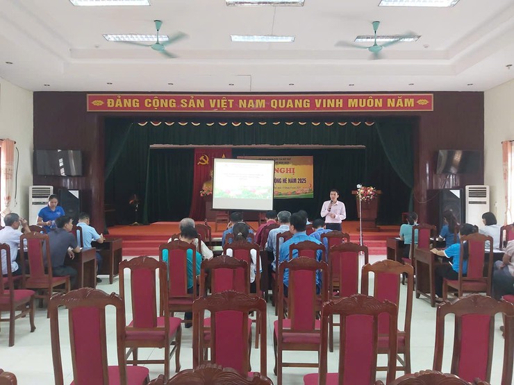 Phòng giao dịch Ngân hàng Chính sách xã hội Ba Vì tổ chức hội nghị tập huấn công tác ủy thác cho vay giữa Ngân hàng Chính sách xã hội và các tổ chức chính trị - xã hội- Ảnh 1.