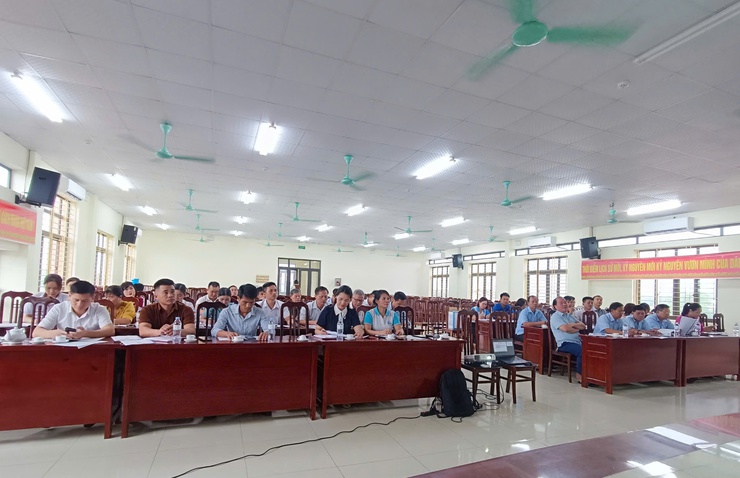 Phòng giao dịch Ngân hàng Chính sách xã hội Ba Vì tổ chức Hội nghị Tập huấn công tác ủy thác cho vay giữa Ngân hàng Chính sách xã hội và các tổ chức chính trị - xã hội- Ảnh 3.