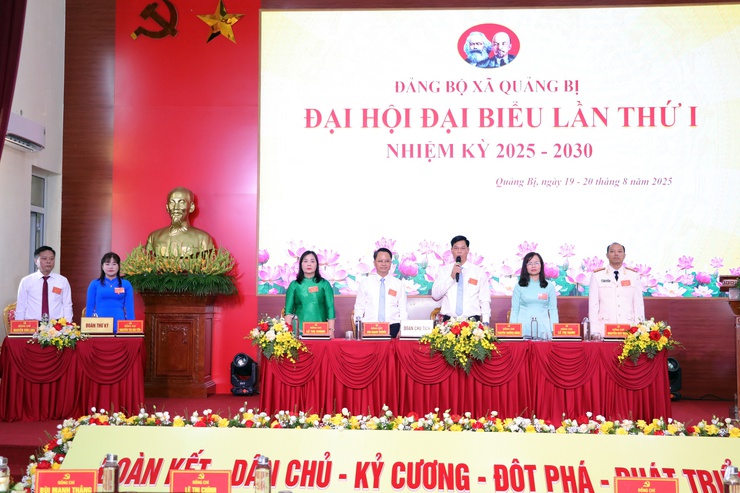 Đại hội đại biểu Đảng bộ xã Quảng Bị lần thứ I, nhiệm kỳ 2025-2030 tổ chức phiên trù bị- Ảnh 5.