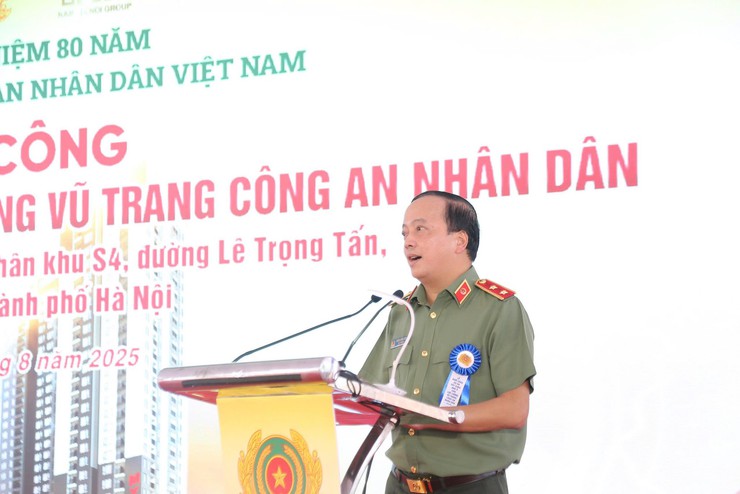 Bộ Công an khởi công Dự án xây dựng nhà ở cho cán bộ chiến sỹ CAND tại phường Dương Nội- Ảnh 3.