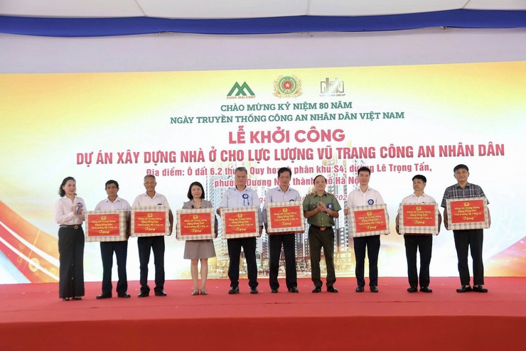 Bộ Công an khởi công Dự án xây dựng nhà ở cho cán bộ chiến sỹ CAND tại phường Dương Nội- Ảnh 4.