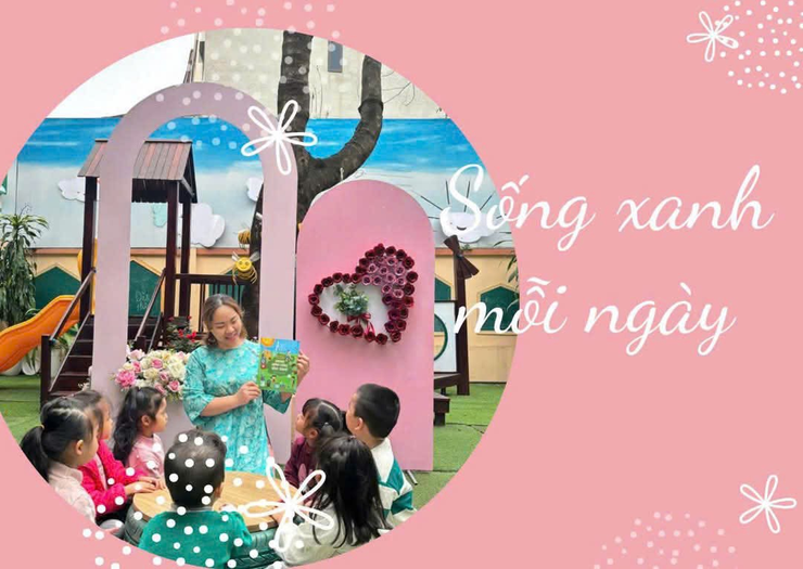 TẤM GƯƠNG NHÀ GIÁO HOÀNG MAI TÂM HUYẾT SÁNG TẠO VỚI CHÂM NGÔN SỐNG XANH MỖI NGÀY - HẠNH PHÚC ĐẾN TỪ ĐIỀU GIẢN DỊ- Ảnh 1.