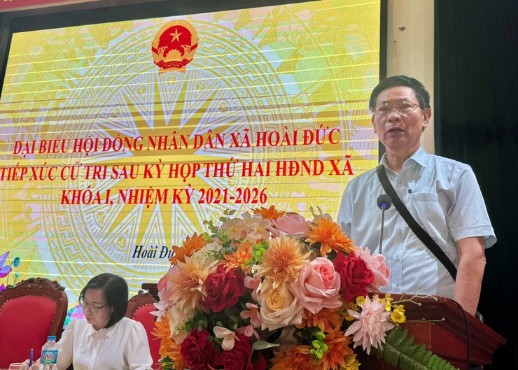 Tin tổng hợp: Đại biểu HĐND xã Hoài Đức tiếp xúc cử tri sau kỳ họp thứ 2 HĐND xã khóa I, nhiệm kỳ 2021-2026- Ảnh 19.