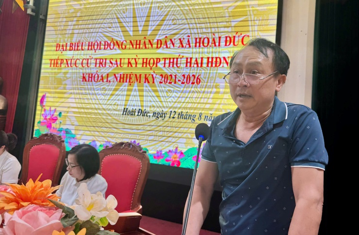 Tin tổng hợp: Đại biểu HĐND xã Hoài Đức tiếp xúc cử tri sau kỳ họp thứ 2 HĐND xã khóa I, nhiệm kỳ 2021-2026- Ảnh 20.
