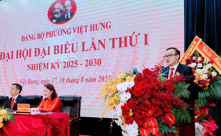 Đại hội Đảng bộ phường Việt Hưng lần thứ I: Xây dựng phường phát triển bền vững, văn minh, hiện đại- Ảnh 4.