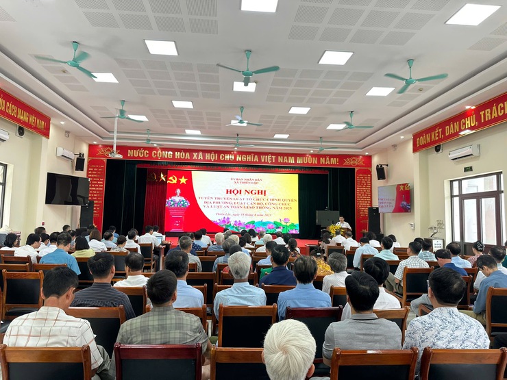 XÃ THIÊN LỘC TỔ CHỨC HỘI NGHỊ TUYÊN TRUYỀN PHÁP LUẬT NĂM 2025- Ảnh 2.