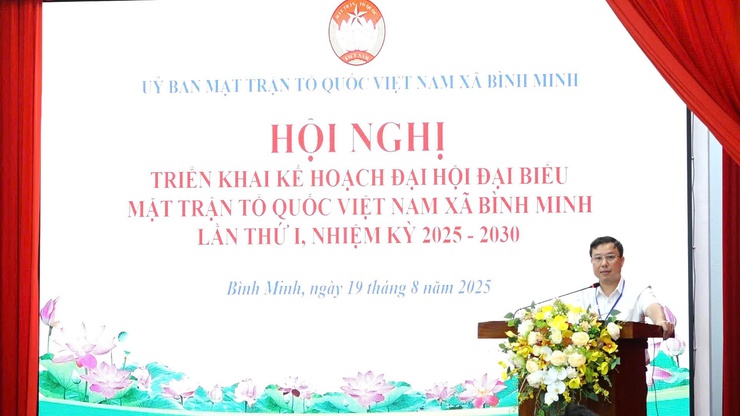Ủy ban MTTQ Việt Nam xã Bình Minh triển khai kế hoạch tổ chức Đại hội đại biểu nhiệm kỳ 2025 – 2030- Ảnh 5.