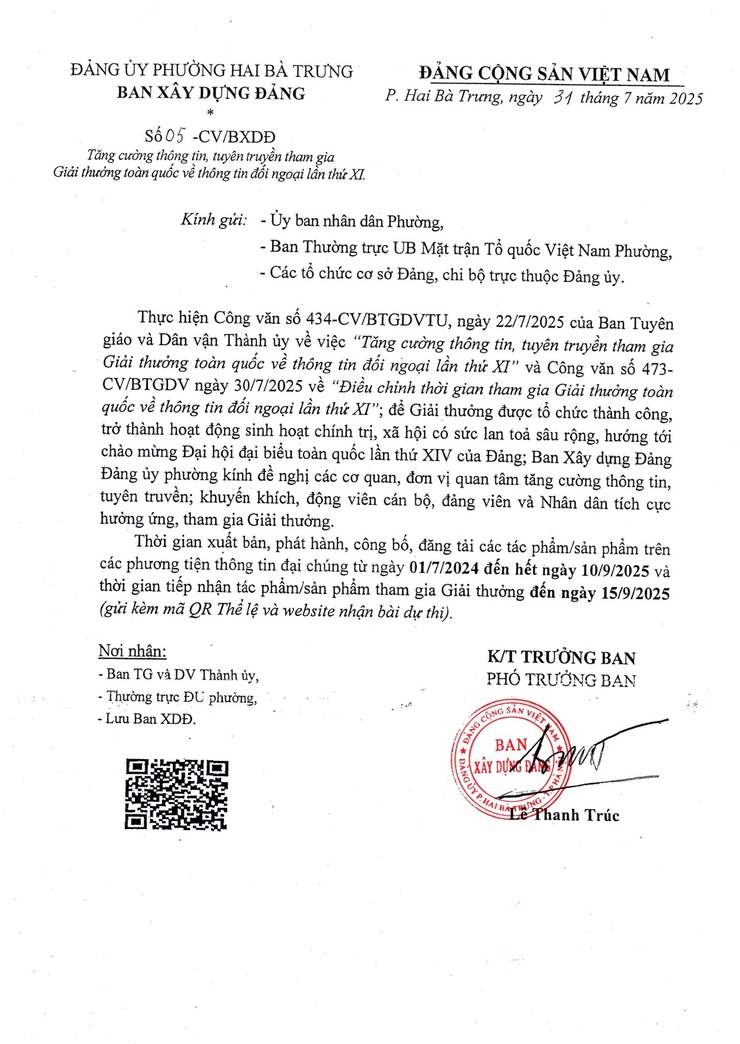 Tham gia Giải thưởng toàn quốc về thông tin đối ngoại lần thứ XI.- Ảnh 1.