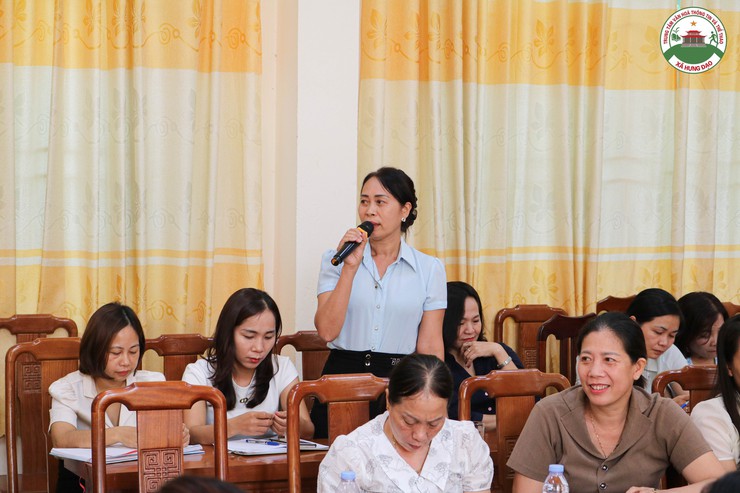 UBND xã Hưng Đạo tổ chức hội nghị đánh giá công tác giáo dục và đào tạo, xây dựng phương hướng phát triển giai đoạn 2025–2030- Ảnh 8.