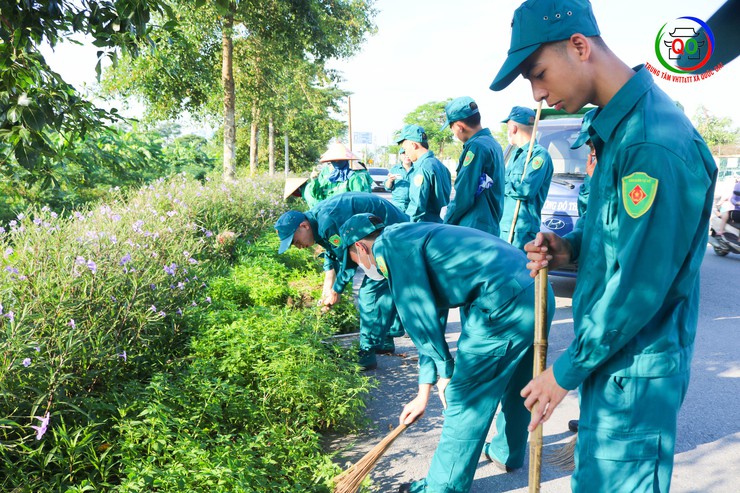 Sôi nổi Lễ ra quân tổng vệ sinh môi trường, trồng hoa cây xanh tại xã Quốc Oai- Ảnh 19.