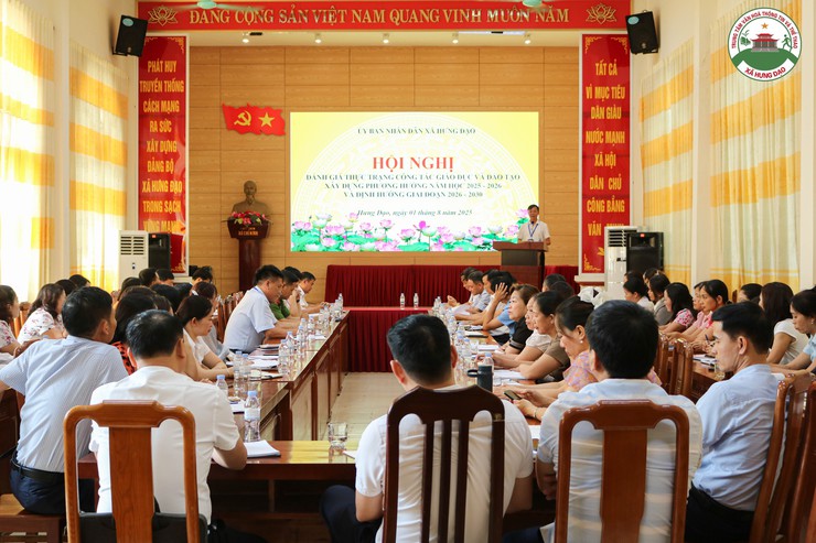 UBND xã Hưng Đạo tổ chức hội nghị đánh giá công tác giáo dục và đào tạo, xây dựng phương hướng phát triển giai đoạn 2025–2030- Ảnh 2.