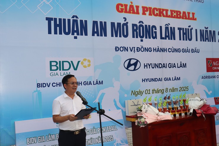 Giải Pickleball xã Thuận An mở rộng lần I năm 2025 thành công tốt đẹp- Ảnh 2.
