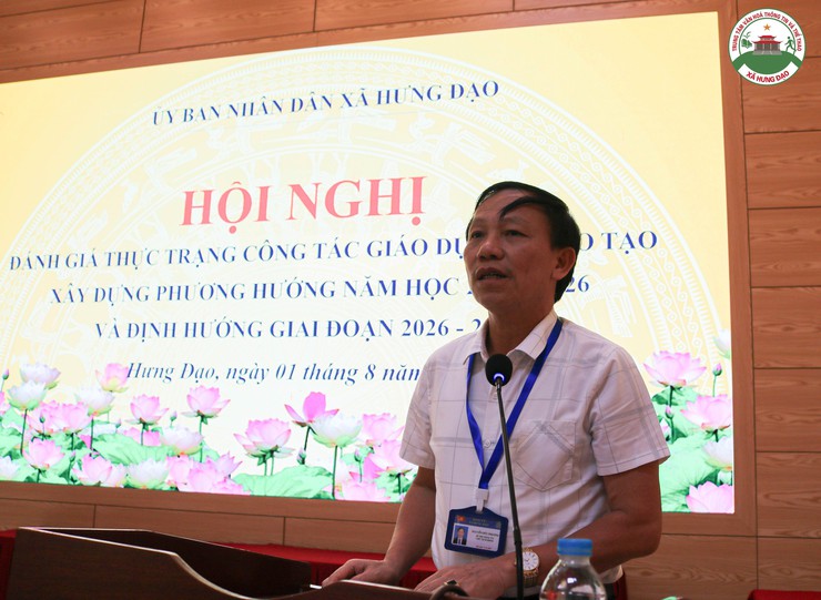 UBND xã Hưng Đạo tổ chức hội nghị đánh giá công tác giáo dục và đào tạo, xây dựng phương hướng phát triển giai đoạn 2025–2030- Ảnh 10.