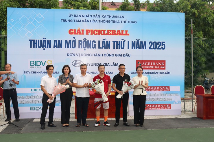 Giải Pickleball xã Thuận An mở rộng lần I năm 2025 thành công tốt đẹp- Ảnh 3.