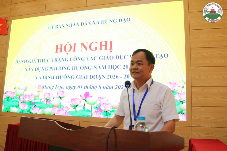 UBND xã Hưng Đạo tổ chức hội nghị đánh giá công tác giáo dục và đào tạo, xây dựng phương hướng phát triển giai đoạn 2025–2030- Ảnh 11.