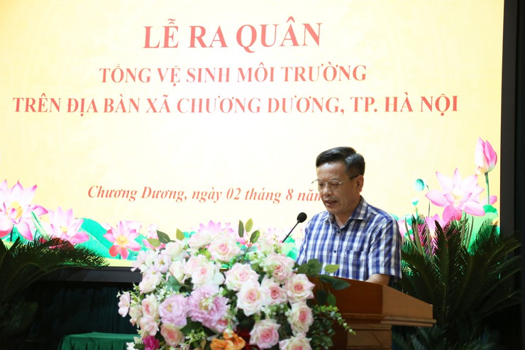 Xã Chương Dương ra quân tổng vệ sinh môi trường,
 tạo cảnh quan xanh- sạch - đẹp
- Ảnh 2.