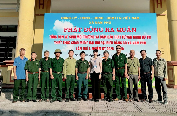 Xã Nam Phù huy động sức mạnh và sự đồng lòng của người dân kiến tạo môi trường xanh – sạch – đẹp- Ảnh 4.