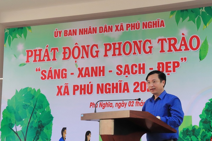 Phú Nghĩa phát động phong trào thi đua "Sáng - Xanh - Sạch - Đẹp" với quyết tâm thay đổi từ nhận thức đến hành động đối với công tác bảo vệ môi trường- Ảnh 5.