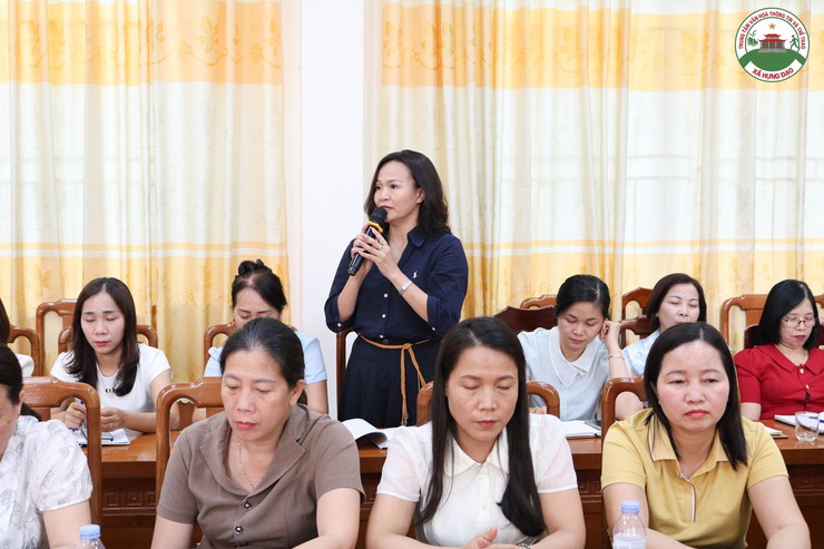 UBND xã Hưng Đạo tổ chức hội nghị đánh giá công tác giáo dục và đào tạo, xây dựng phương hướng phát triển giai đoạn 2025–2030- Ảnh 7.