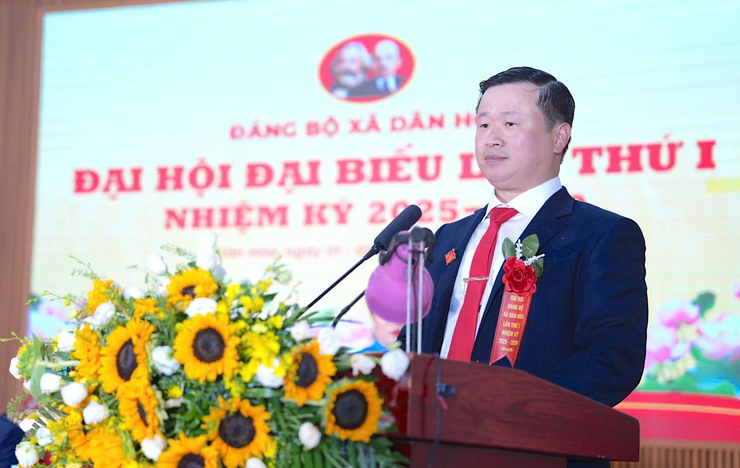 ĐẠI HỘI ĐẠI BIỂU ĐẢNG BỘ XÃ DÂN HÒA LẦN THỨ I, NHIỆM KỲ 2025- 2030 : VỮNG BƯỚC TIẾN VÀO KỶ NGUYÊN MỚI- Ảnh 2.