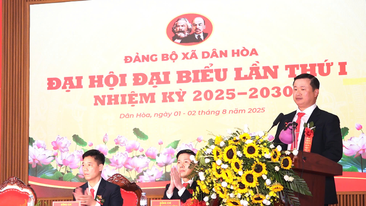 ĐẠI HỘI ĐẠI BIỂU ĐẢNG BỘ XÃ DÂN HÒA LẦN THỨ I, NHIỆM KỲ 2025- 2030 : VỮNG BƯỚC TIẾN VÀO KỶ NGUYÊN MỚI- Ảnh 14.