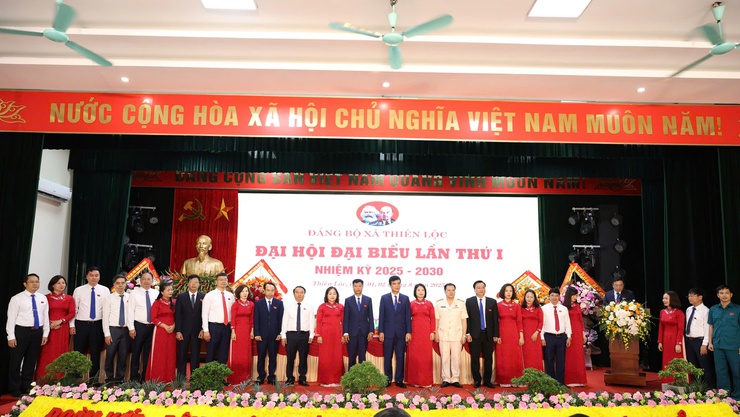 Đại hội đại biểu Đảng bộ xã Thiên Lộc lần thứ I: Dấu mốc khẳng định vai trò hạt nhân chính trị, xây nền tảng phát triển bền vững trong nhiệm kỳ mới- Ảnh 15.
