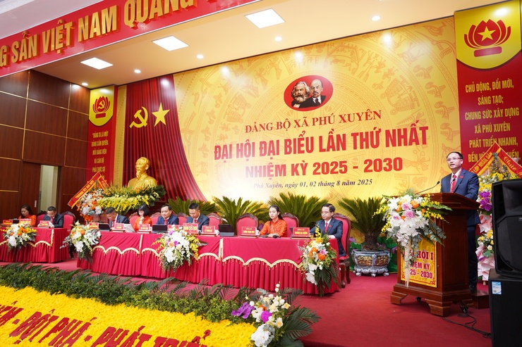 Đại hội đại biểu Đảng bộ xã Phú Xuyên lần thứ I, nhiệm kỳ 2025 -2030: Khơi dậy khát vọng, kiến tạo tương lai- Ảnh 9.