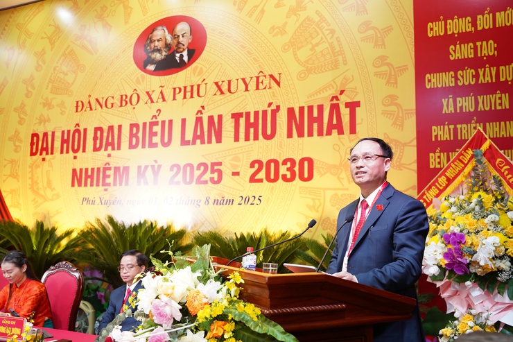 Đại hội đại biểu Đảng bộ xã Phú Xuyên lần thứ I, nhiệm kỳ 2025 -2030: Khơi dậy khát vọng, kiến tạo tương lai- Ảnh 7.
