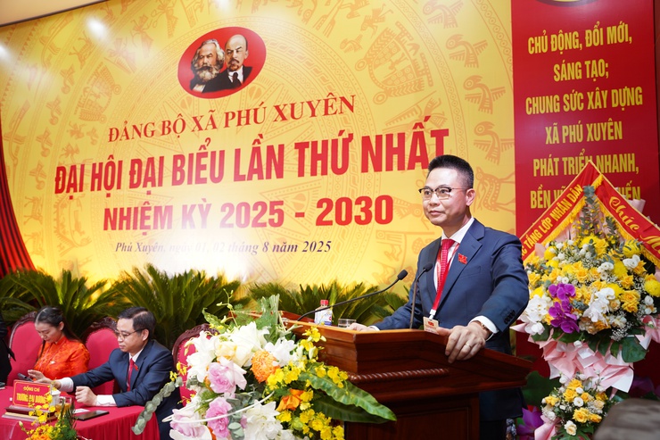 Đại hội đại biểu Đảng bộ xã Phú Xuyên lần thứ I, nhiệm kỳ 2025 -2030: Khơi dậy khát vọng, kiến tạo tương lai- Ảnh 6.
