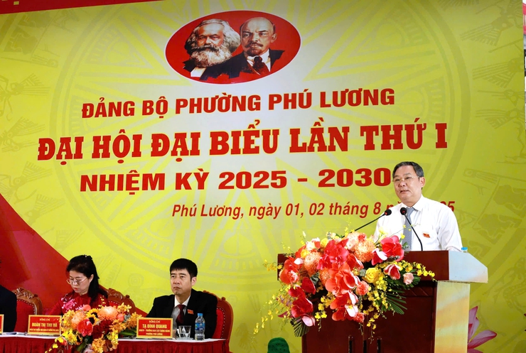 Đại hội Đảng bộ phường Phú Lương lần thứ I, nhiệm kỳ 2025 - 2030 thành công tốt đẹp- Ảnh 4.