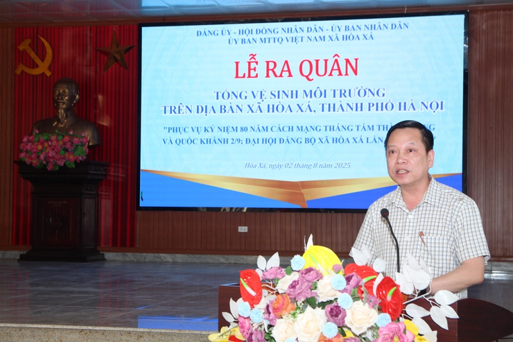 Hòa Xá đồng loạt ra quân tổng vệ sinh môi trường: Chung tay để quê hương sáng – xanh – sạch – đẹp hơn- Ảnh 2.