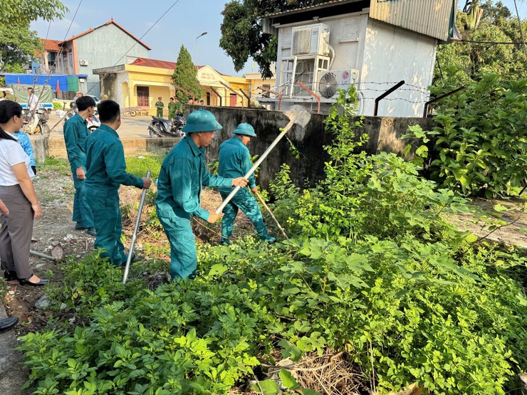 Xã Kim Anh: Phát động phong trào thi đua " Sáng- xanh- sạch- đẹp"- Ảnh 6.